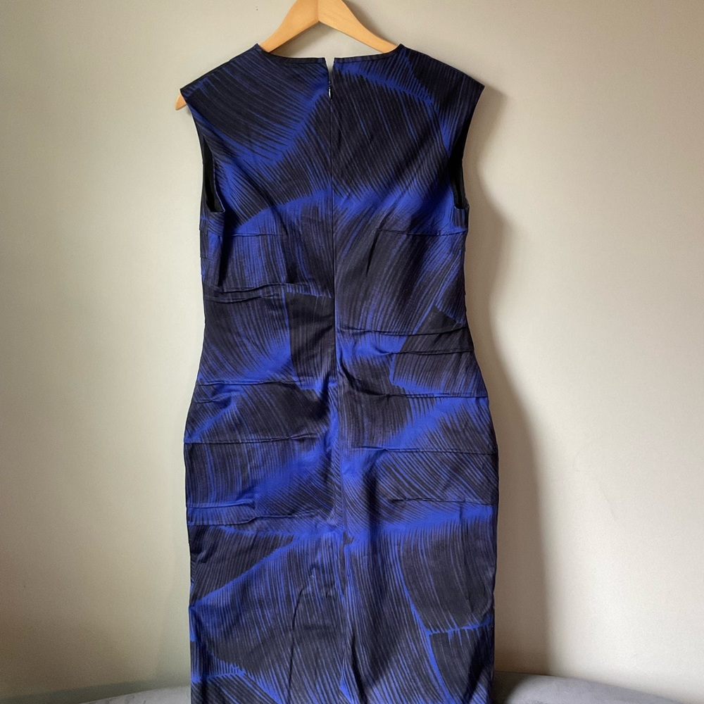 ODEEH Blue Foliage Midi Dress Size 40 (DE), 12 (US)